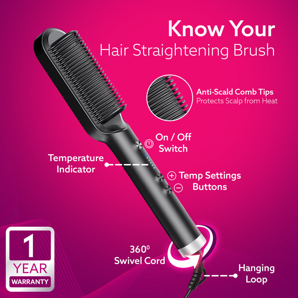 Sleek Comb Electric Hair Comb for Effortless Styling