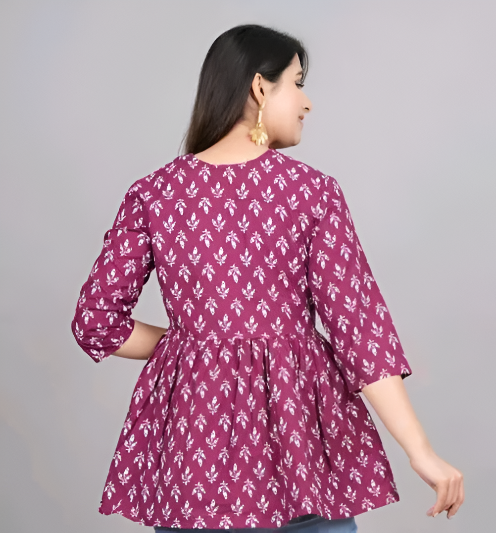 Home  Linen Club Woman PureEmbroidered Tunic For Women (Copy)